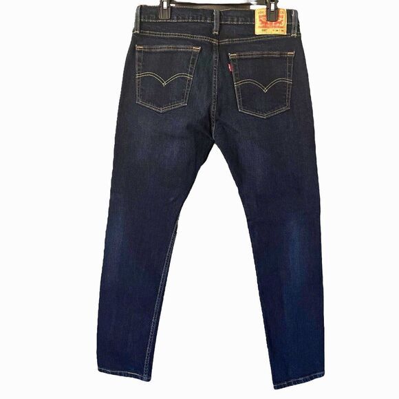 LEVI'S 510 Men's Jeans Stretch Blue 5 Pockets 99% Cotton Pre-owned Made in Egypt - Picture 2 of 16
